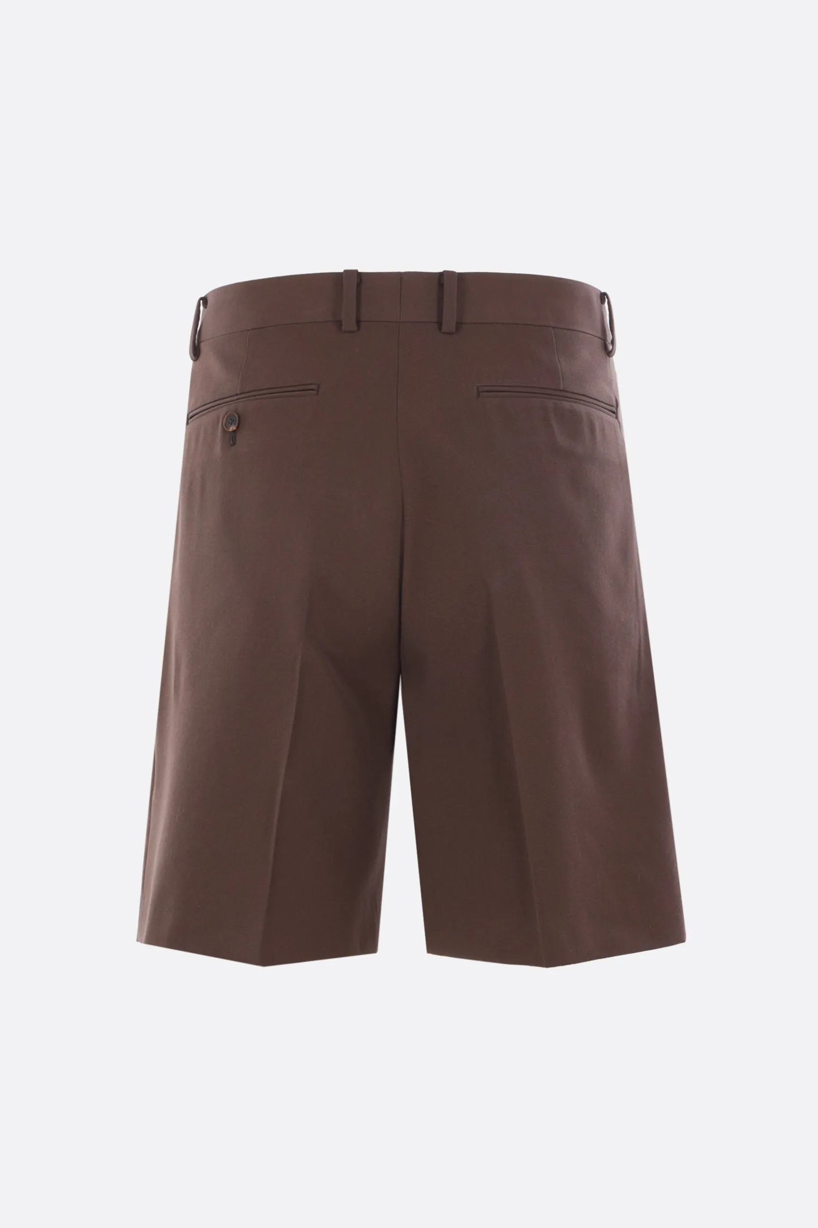 Pantaloni>AURALEE pantalone corto in gabardine Marrone