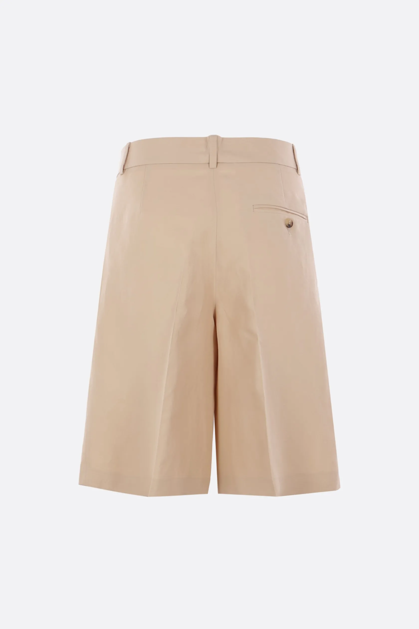 Pantaloni>ALBERTO BIANI pantalone corto in misto lino Neutro
