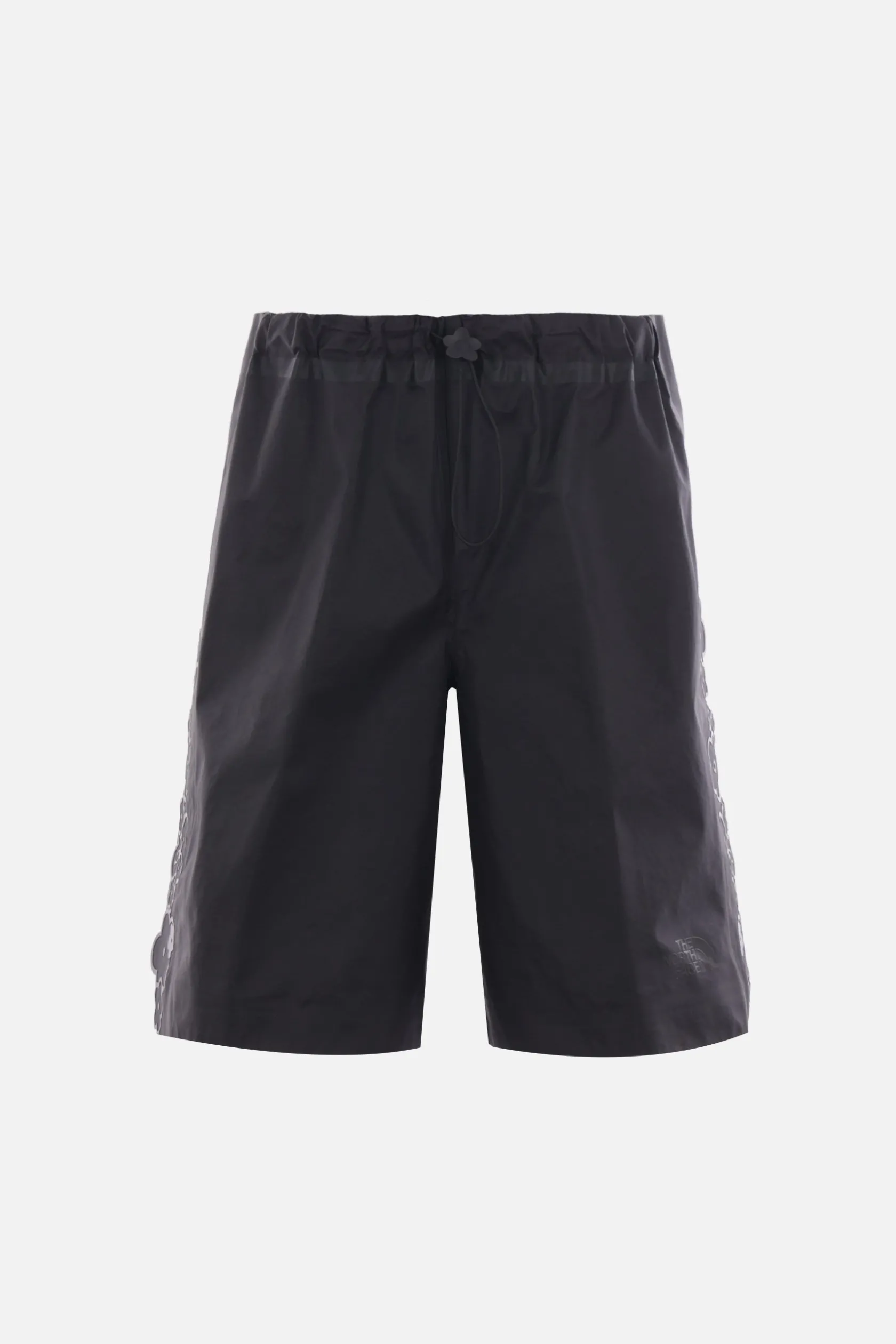 Pantaloni>CECILIE BAHNSEN X THE NORTH FACE pantalone corto in nylon stampa floreale Nero