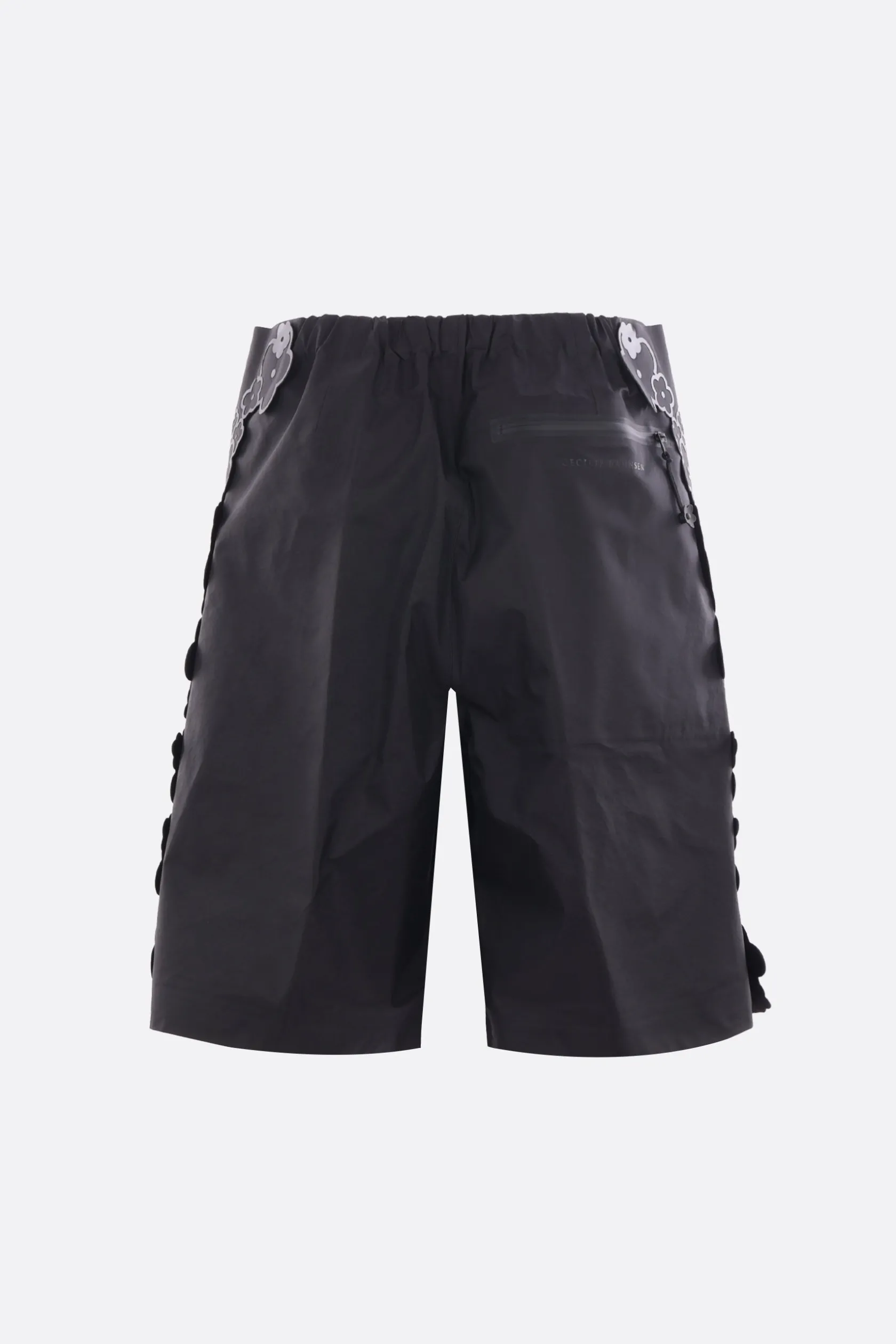 Pantaloni>CECILIE BAHNSEN X THE NORTH FACE pantalone corto in nylon stampa floreale Nero