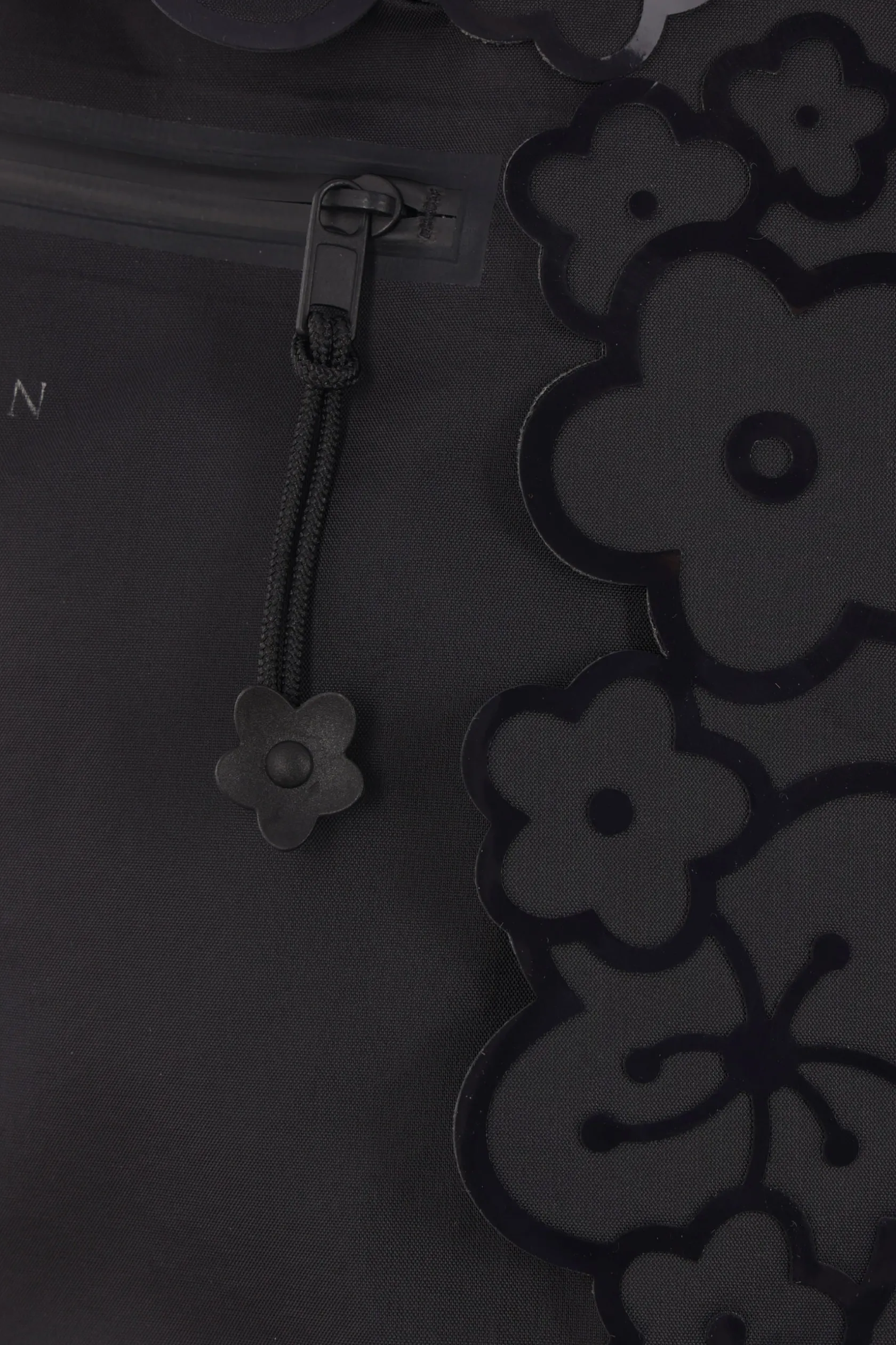 Pantaloni>CECILIE BAHNSEN X THE NORTH FACE pantalone corto in nylon stampa floreale Nero
