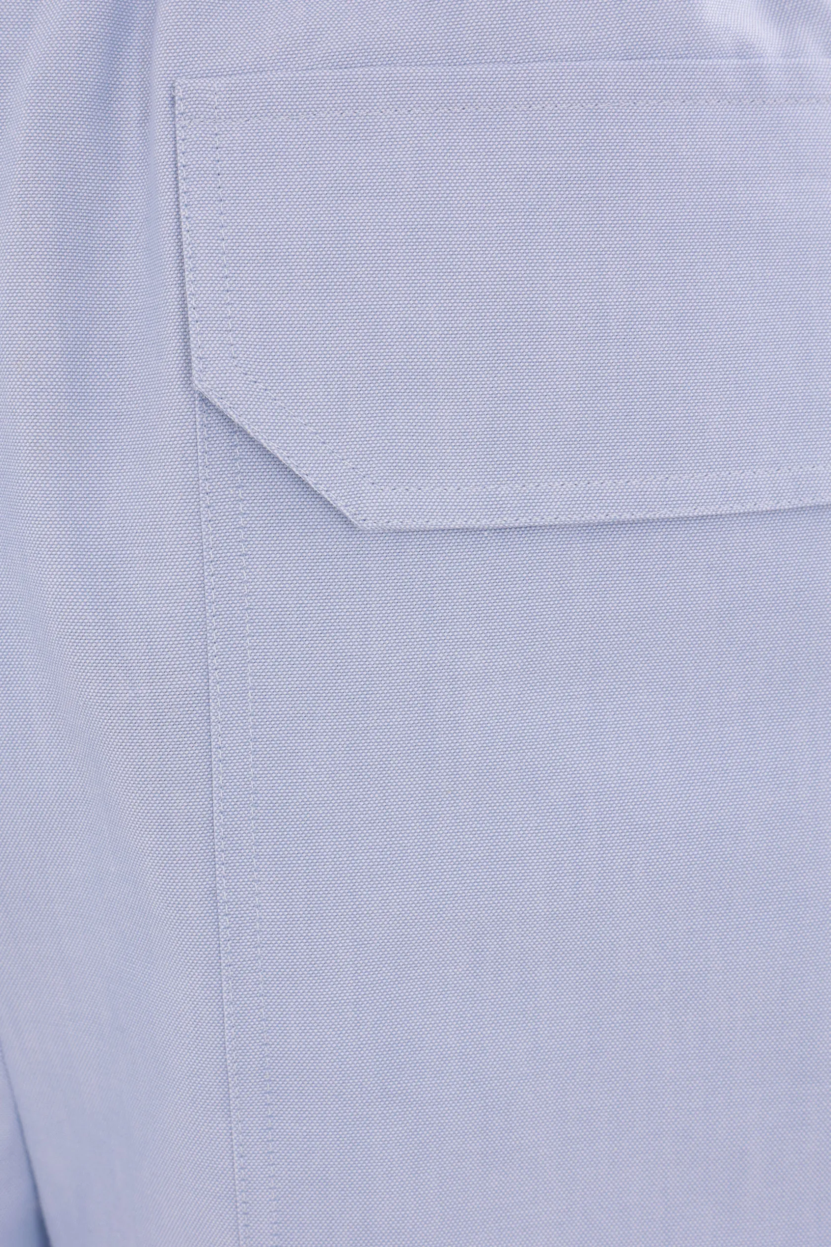 Pantaloni>META CAMPANIA COLLECTIVE pantalone corto Neil in cotone Oxford Blu