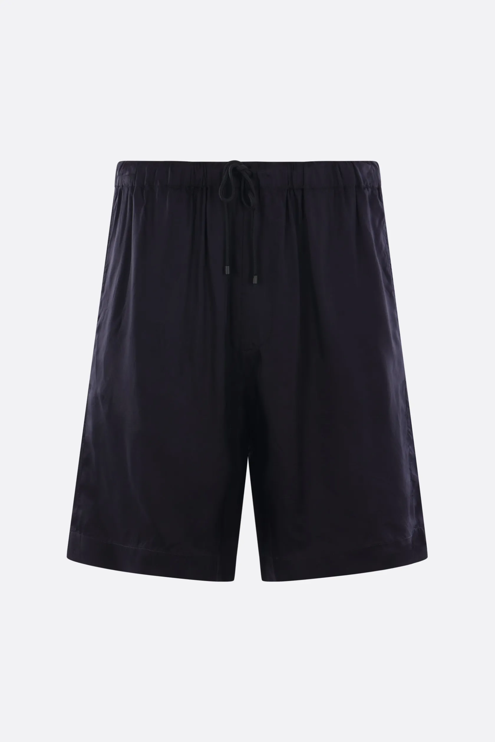 Pantaloni>DRIES VAN NOTEN pantalone corto Piperi in twill Blu