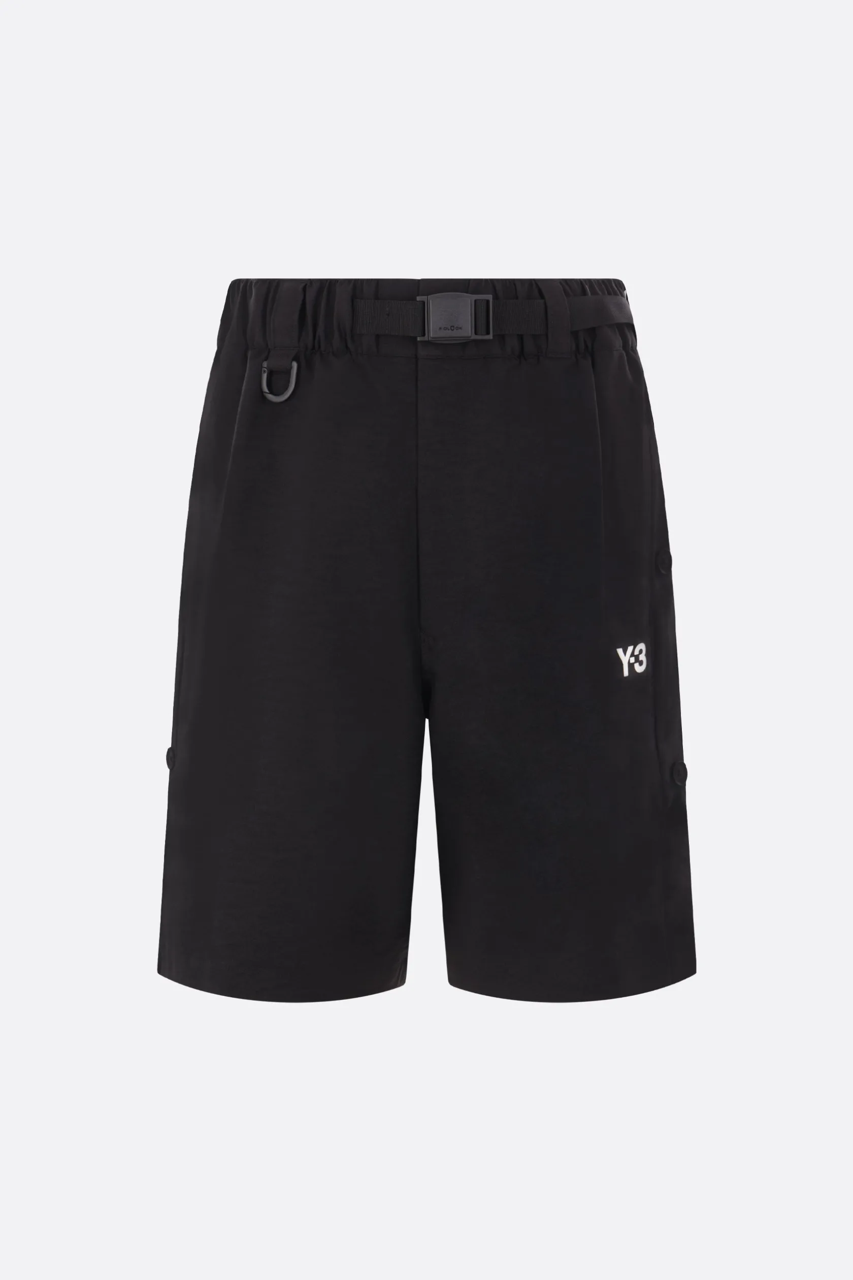 Pantaloni>Y-3 pantalone corto Sport Uniform in twill Nero