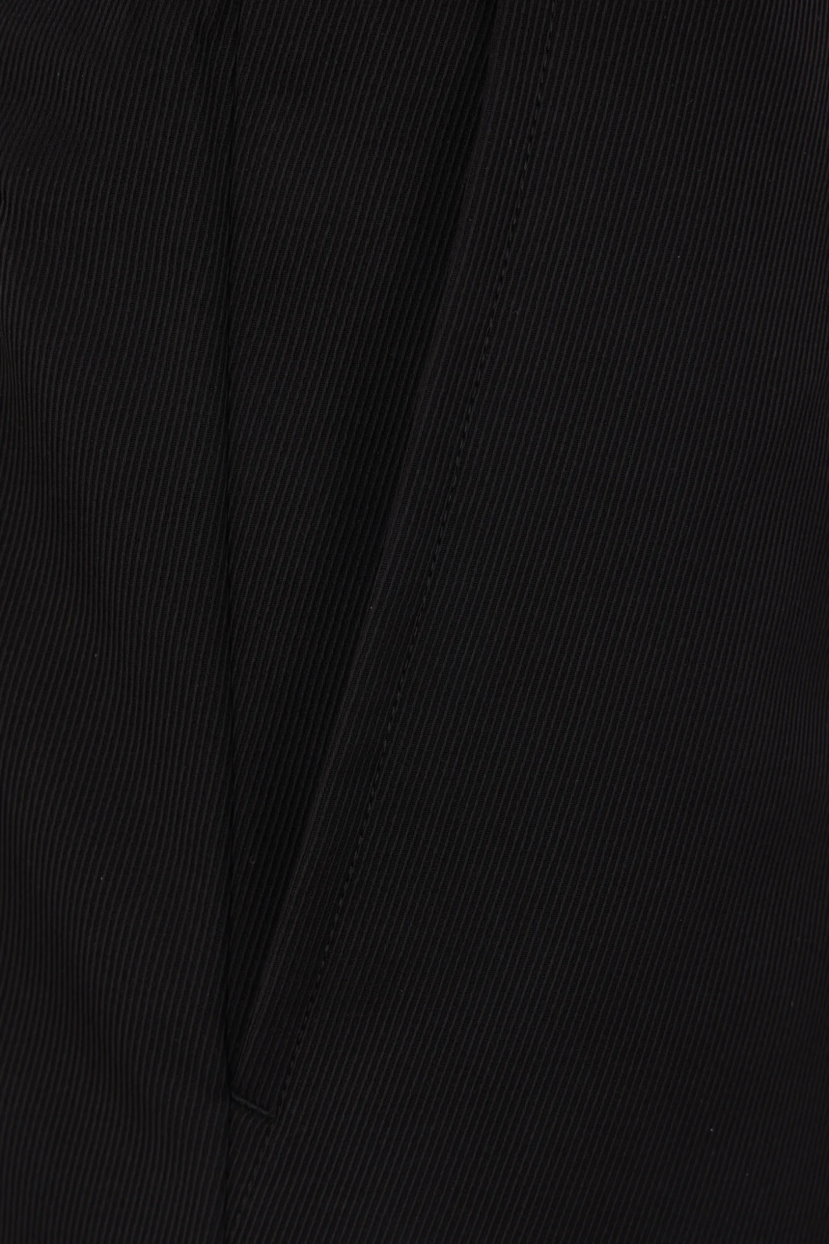 Pantaloni>BLACK COMME des GARÇONS pantalone cropped a gamba dritta in drill Nero