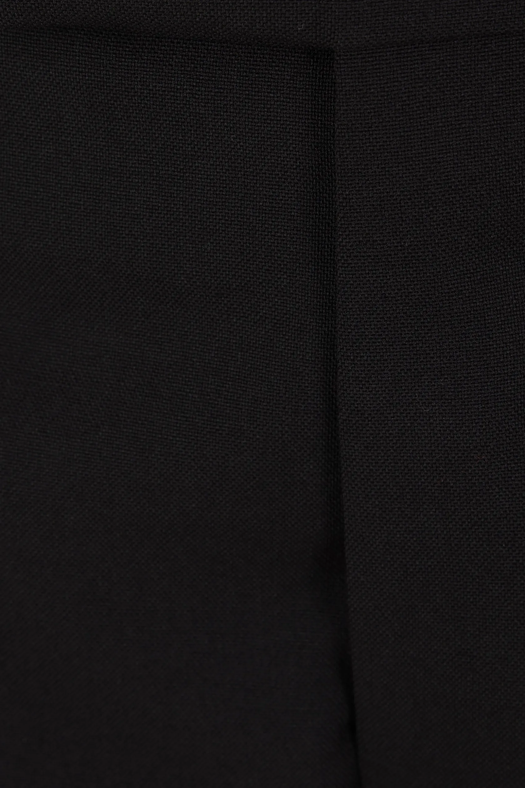 Pantaloni>RICK OWENS pantalone cropped Astaires in lana Nero