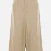 Pantaloni>COMME DES GARÇONS COMME des GARÇONS pantalone cropped in gabardine Neutro