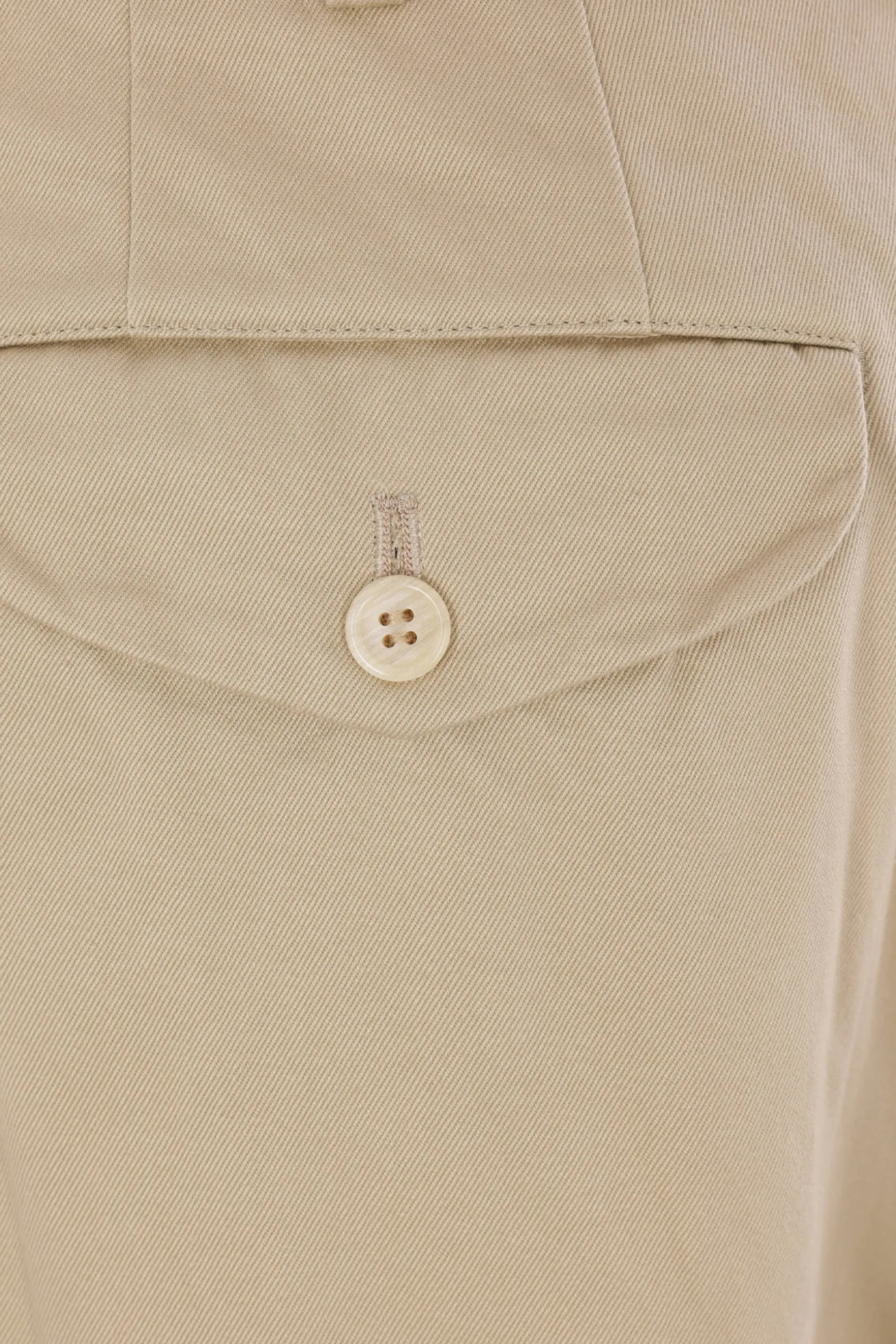 Pantaloni>COMME DES GARÇONS COMME des GARÇONS pantalone cropped in gabardine Neutro