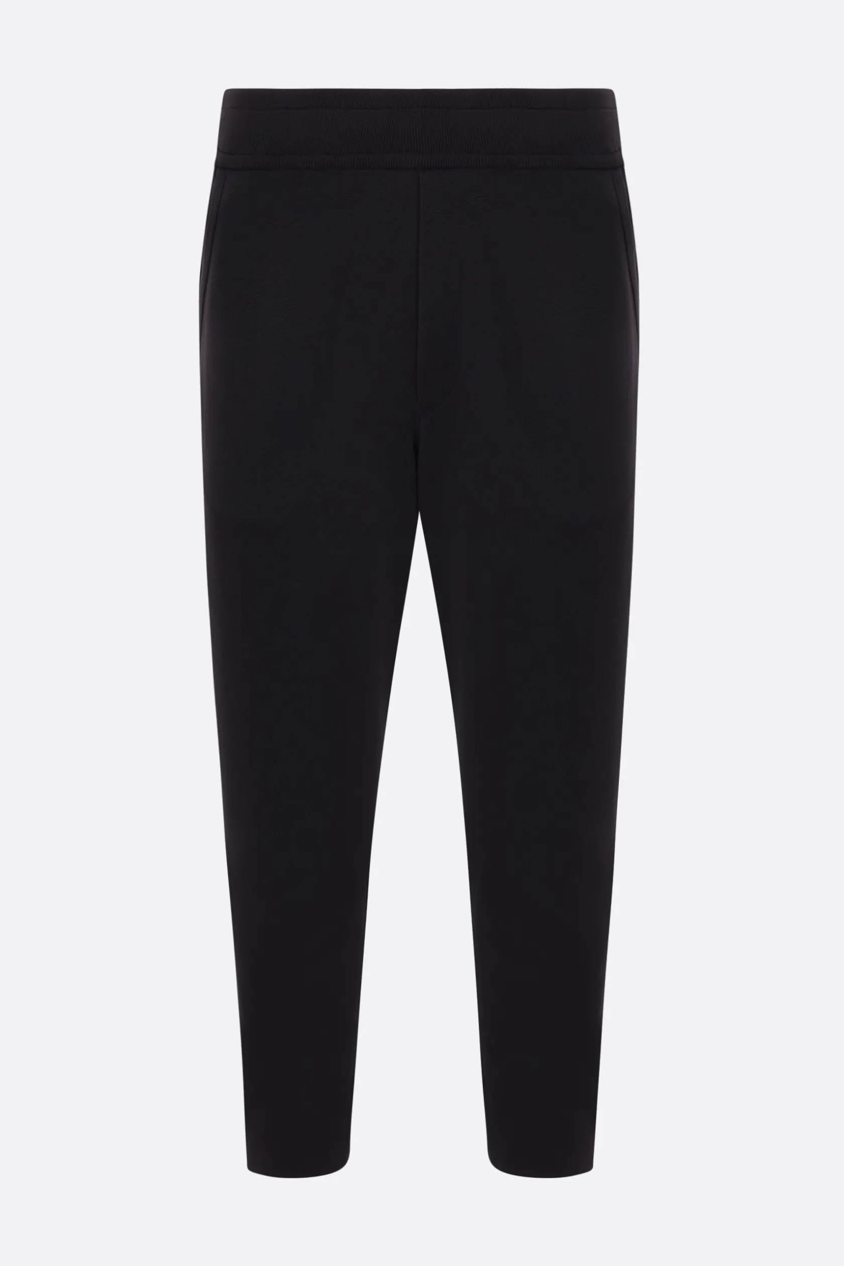 Pantaloni>CFCL pantalone cropped in maglia Milano Nero
