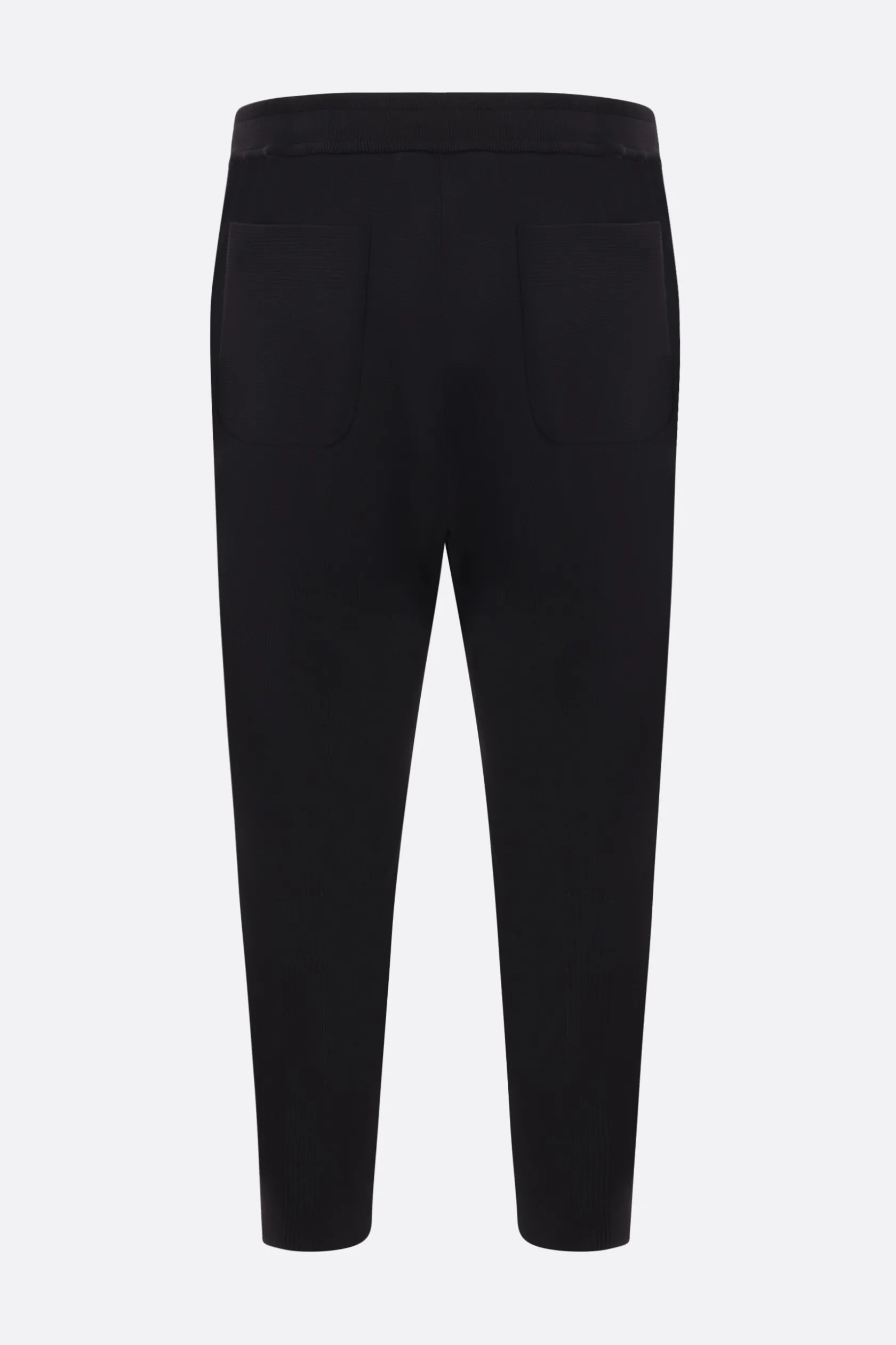 Pantaloni>CFCL pantalone cropped in maglia Milano Nero