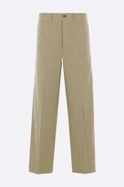 Pantaloni>VISVIM pantalone Ex Wide Chino in cotone Verde