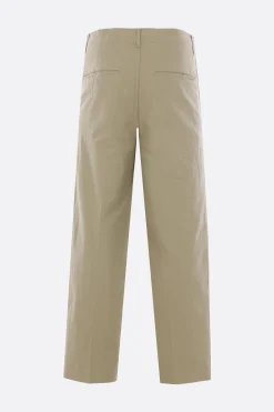 Pantaloni>VISVIM pantalone Ex Wide Chino in cotone Verde
