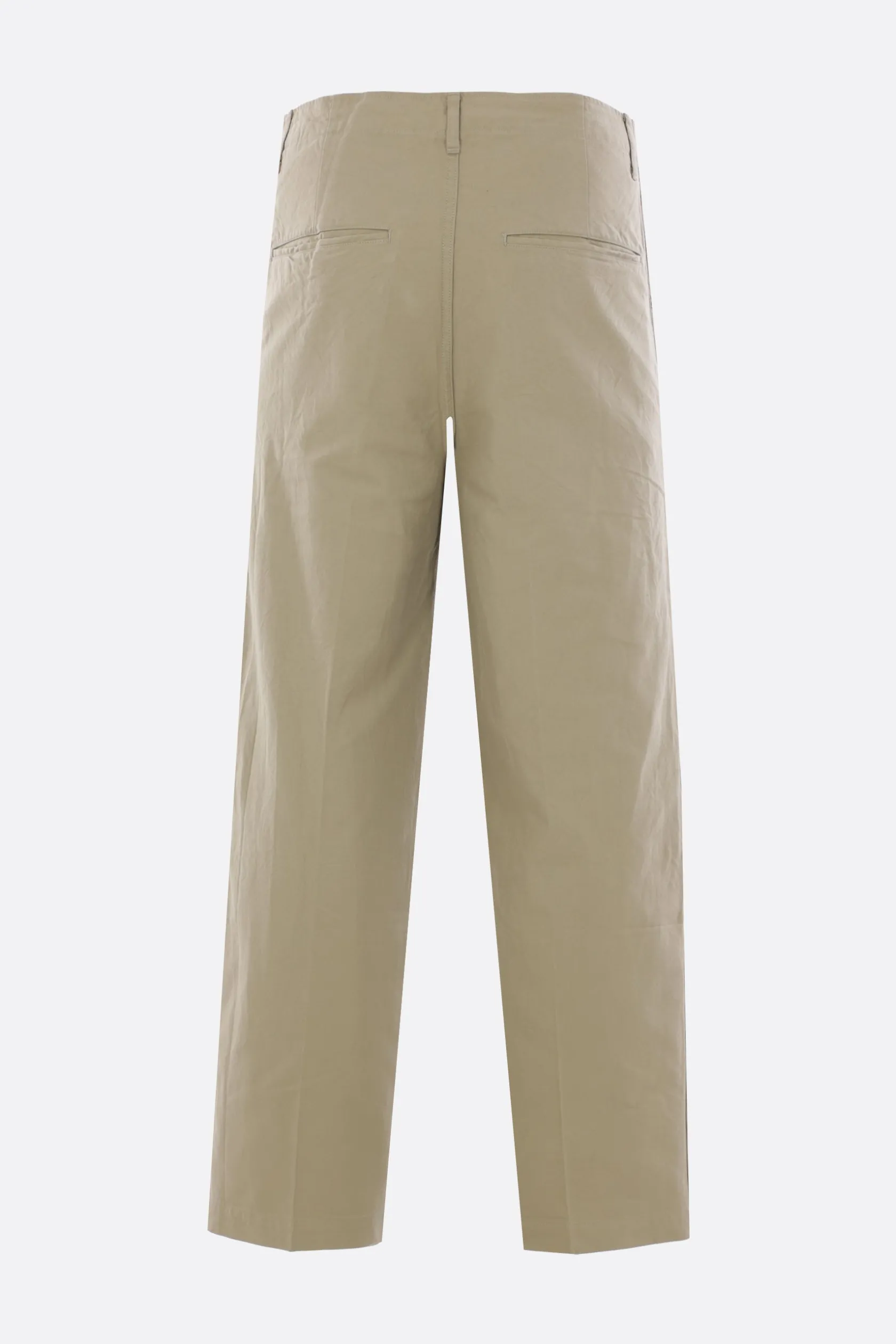 Pantaloni>VISVIM pantalone Ex Wide Chino in cotone Verde