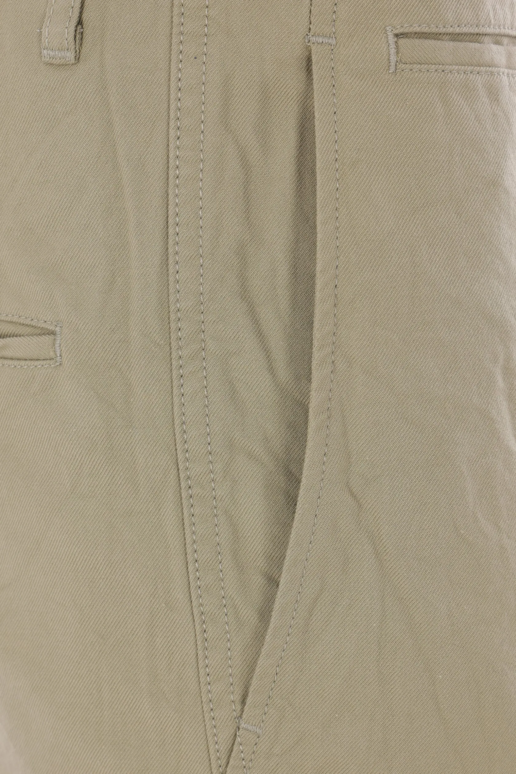 Pantaloni>VISVIM pantalone Ex Wide Chino in cotone Verde