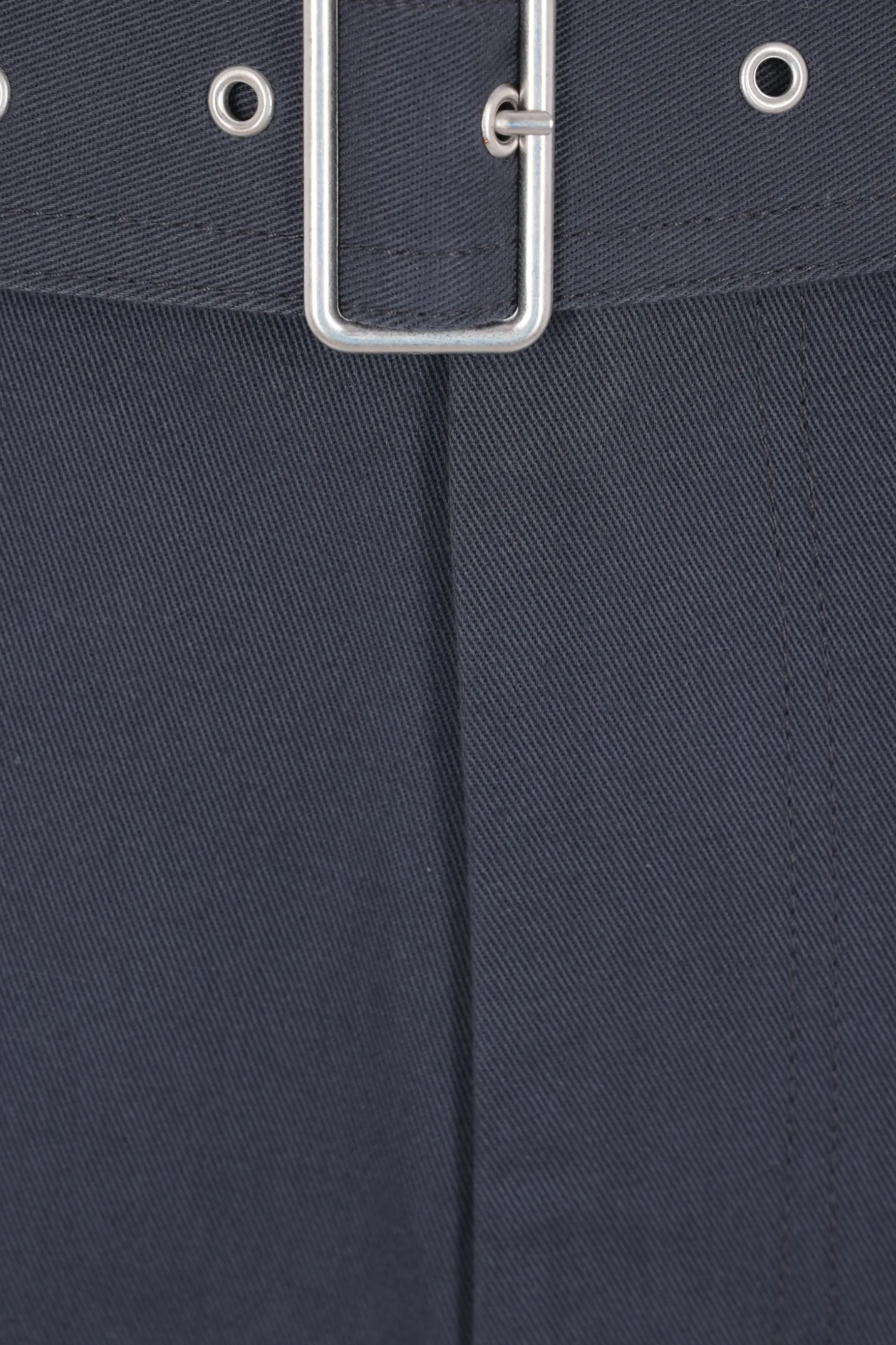Pantaloni>MAISON KITSUNÉ pantalone in gabardine con cintura Grigio