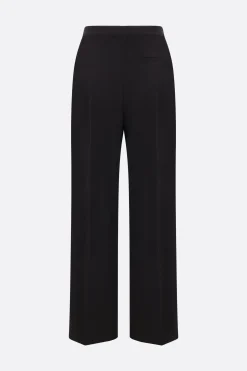 Pantaloni>LOEWE pantalone in lana con pinces Nero