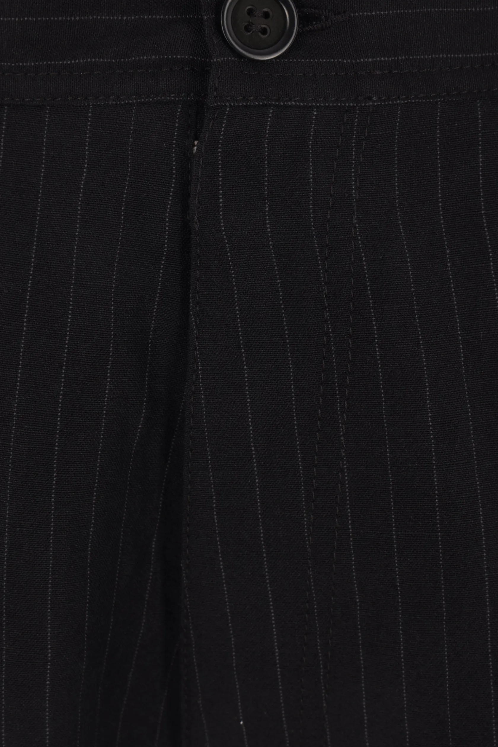 Pantaloni>MAISON MARGIELA pantalone in lino e lana gessato Nero