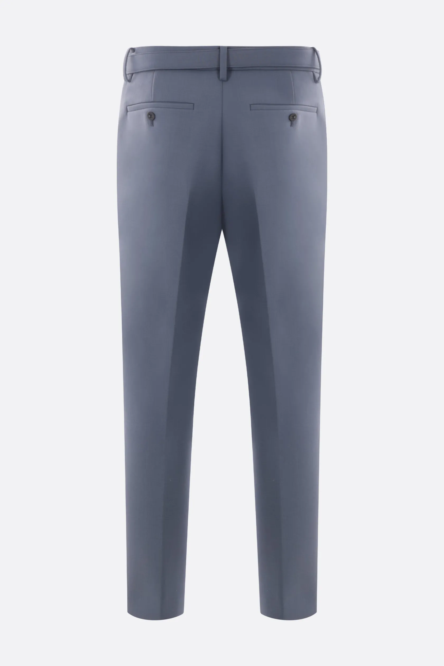 Pantaloni>SACAI pantalone in misto lana con cintura Blu