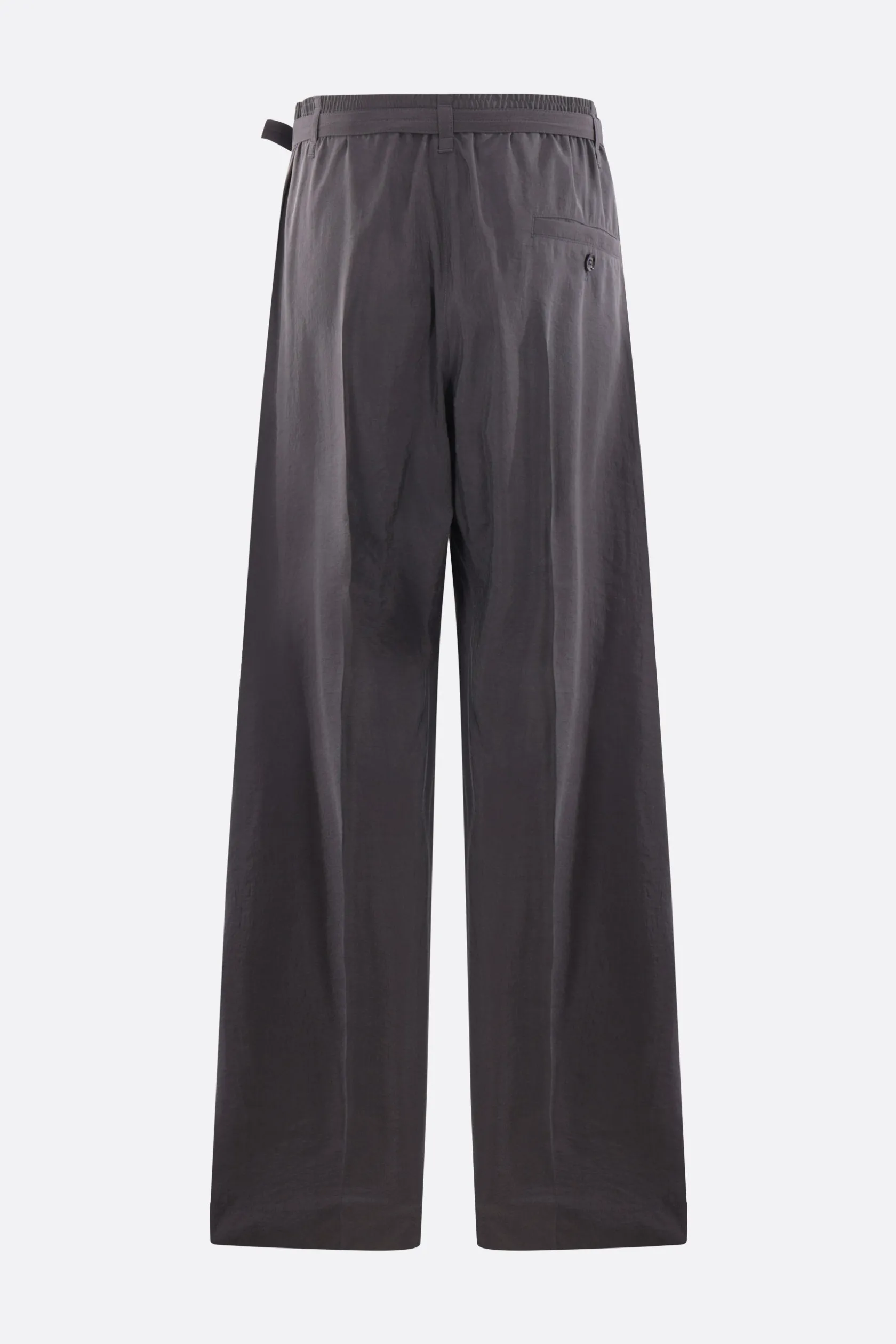 Pantaloni>LEMAIRE pantalone in misto seta con cintura Grigio