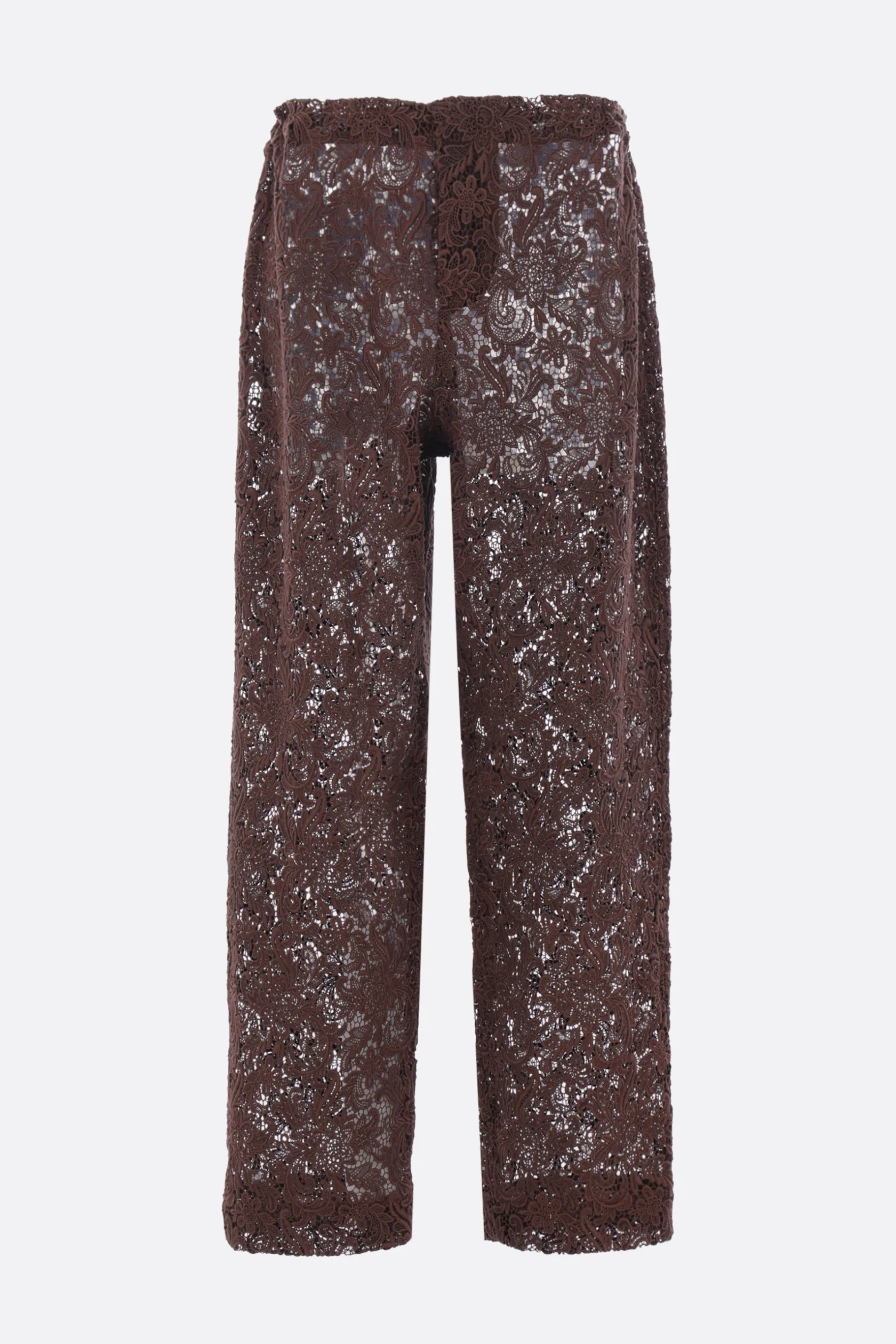 Pantaloni>META CAMPANIA COLLECTIVE pantalone in pizzo Marrone