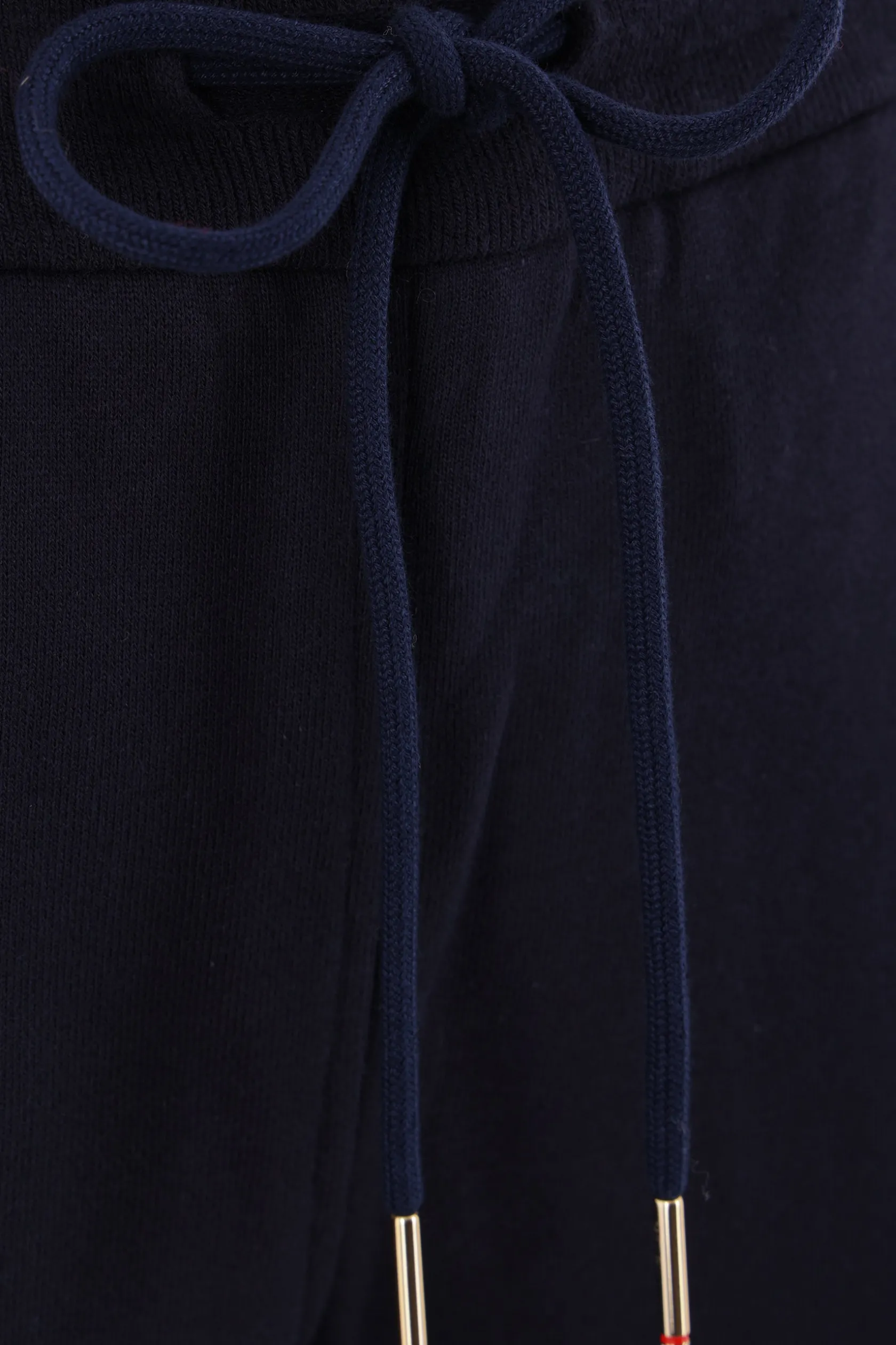 Pantaloni>THOM BROWNE pantalone jogging in jersey dettaglio 4-Bar Blu
