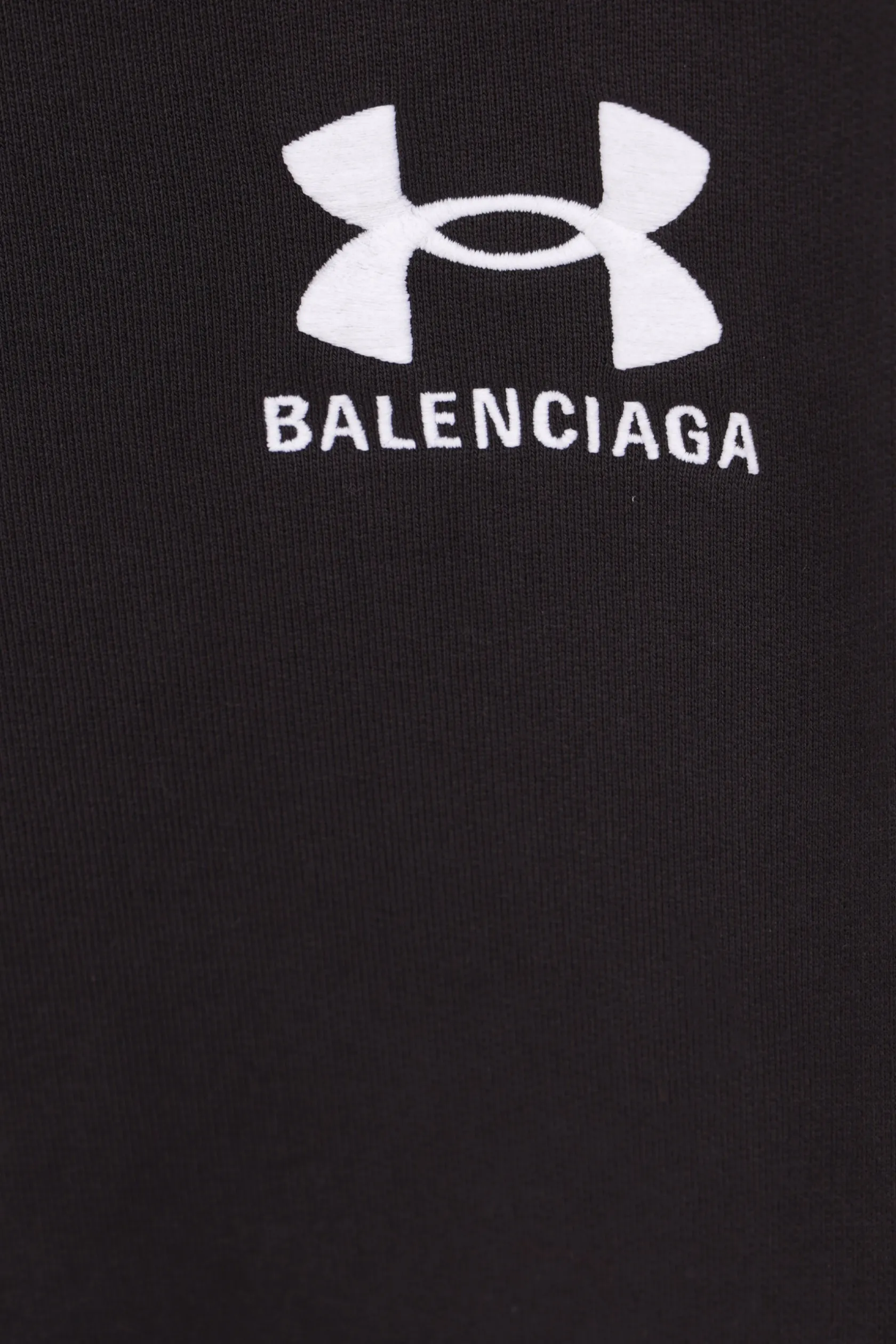 Pantaloni>BALENCIAGA pantalone jogging oversize Under Armour® in jersey Nero