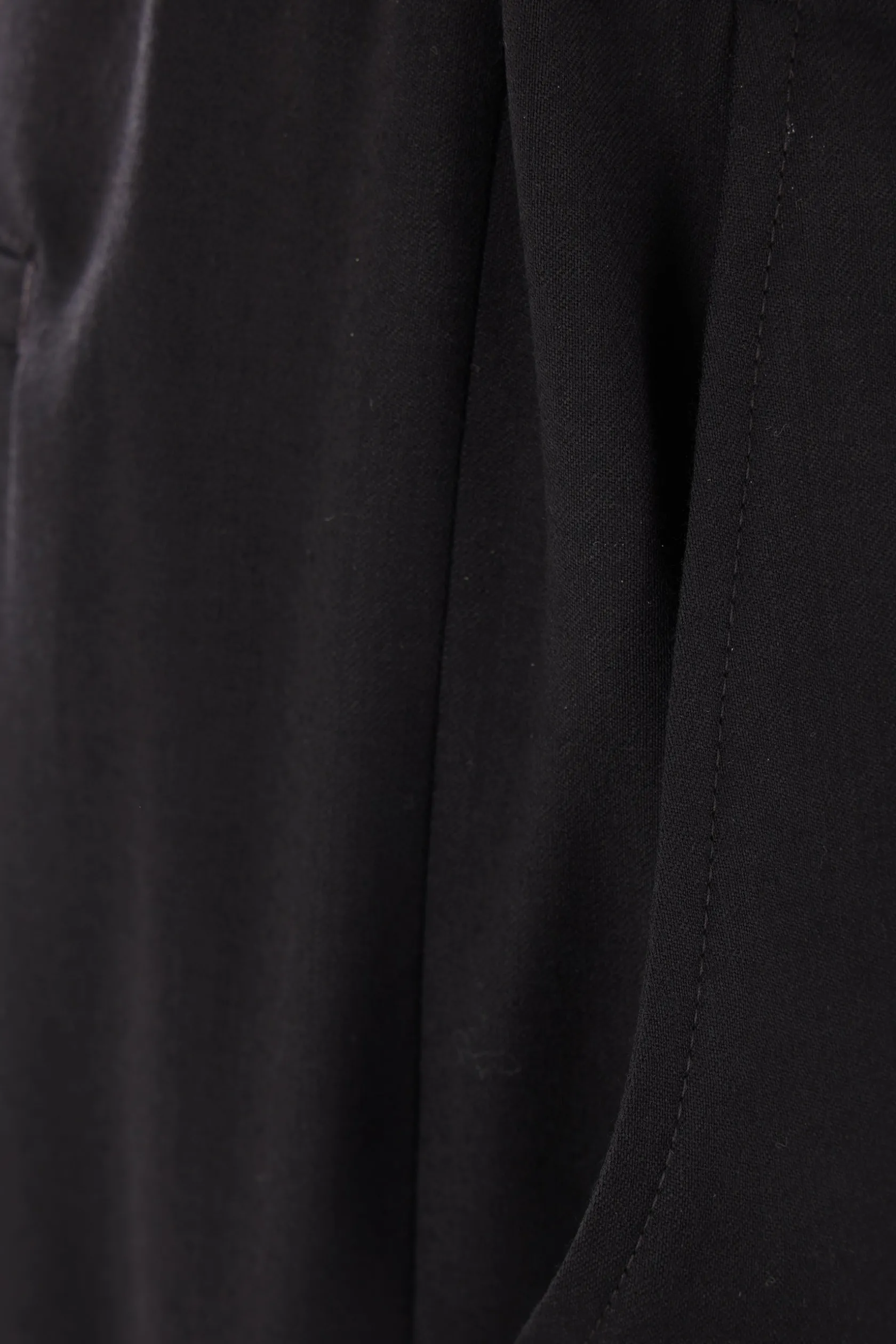 Pantaloni>ANN DEMEULEMEESTER pantalone oversize Linna in twill Nero