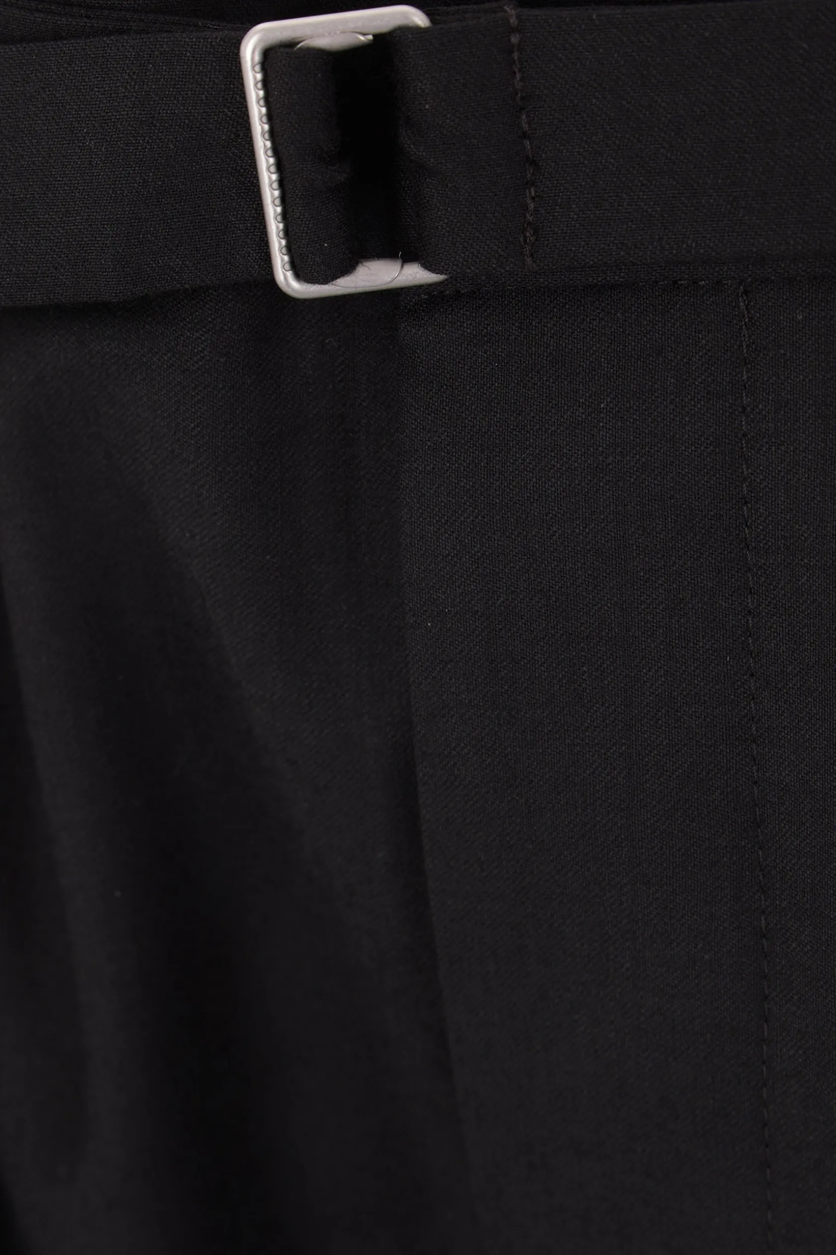 Pantaloni>ANN DEMEULEMEESTER pantalone oversize Linna in twill Nero
