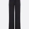 Pantaloni>MM6 pantalone pajama in seta Nero