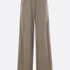 Pantaloni>DRIES VAN NOTEN pantalone palazzo Pila in popeline Grigio