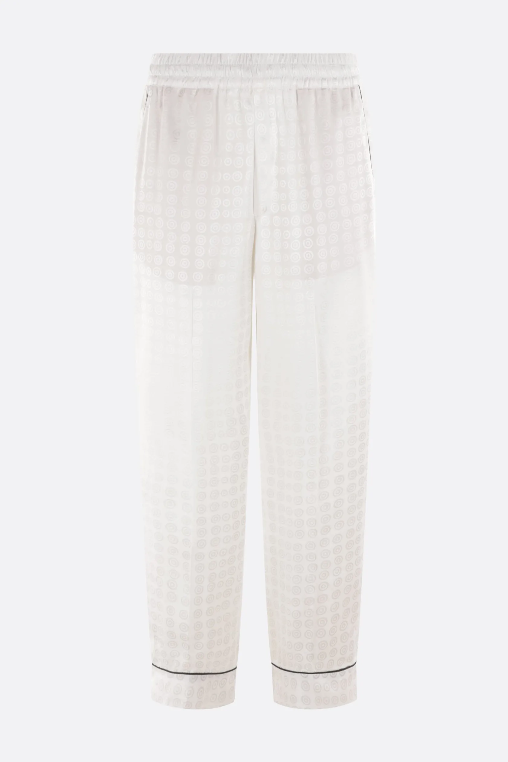 Pantaloni>10 CORSO COMO pantalone pijama in viscosa Bianco