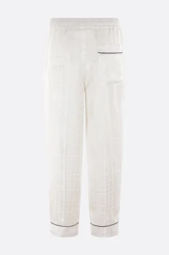 Pantaloni>10 CORSO COMO pantalone pijama in viscosa Bianco