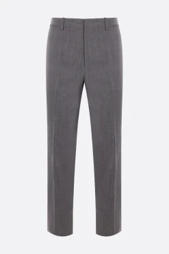 Pantaloni>JIL SANDER pantalone slim-fit in lana leggera Grigio