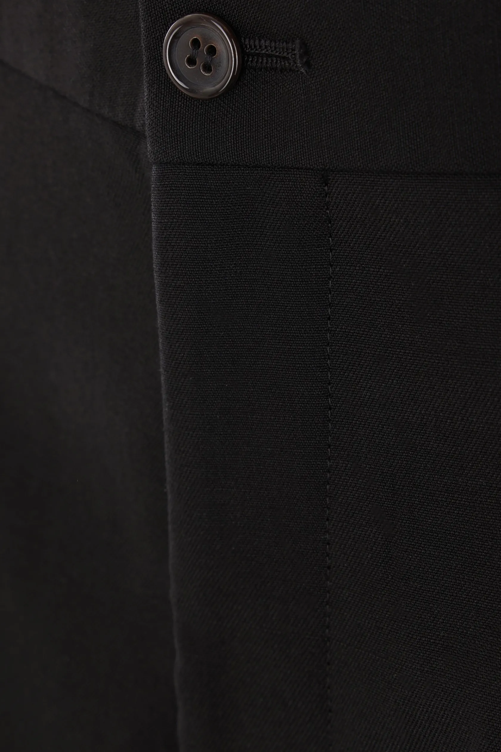 Pantaloni>NOIR KEI NINOMIYA pantalone tuxedo in lana mohair Nero