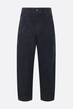 Pantaloni>LEMAIRE pantalone Twisted Workwear in denim Blu