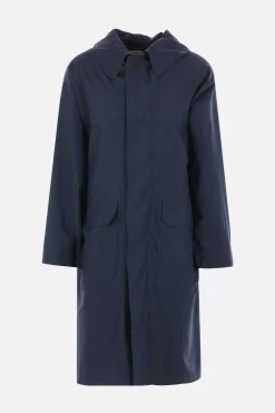Capispalla>META CAMPANIA COLLECTIVE parka in lana e seta Blu