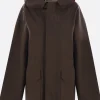 Capispalla>META CAMPANIA COLLECTIVE parka oversize Rainer in cotone Marrone