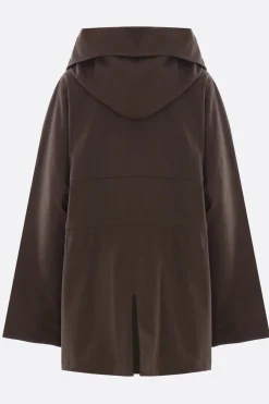 Capispalla>META CAMPANIA COLLECTIVE parka oversize Rainer in cotone Marrone