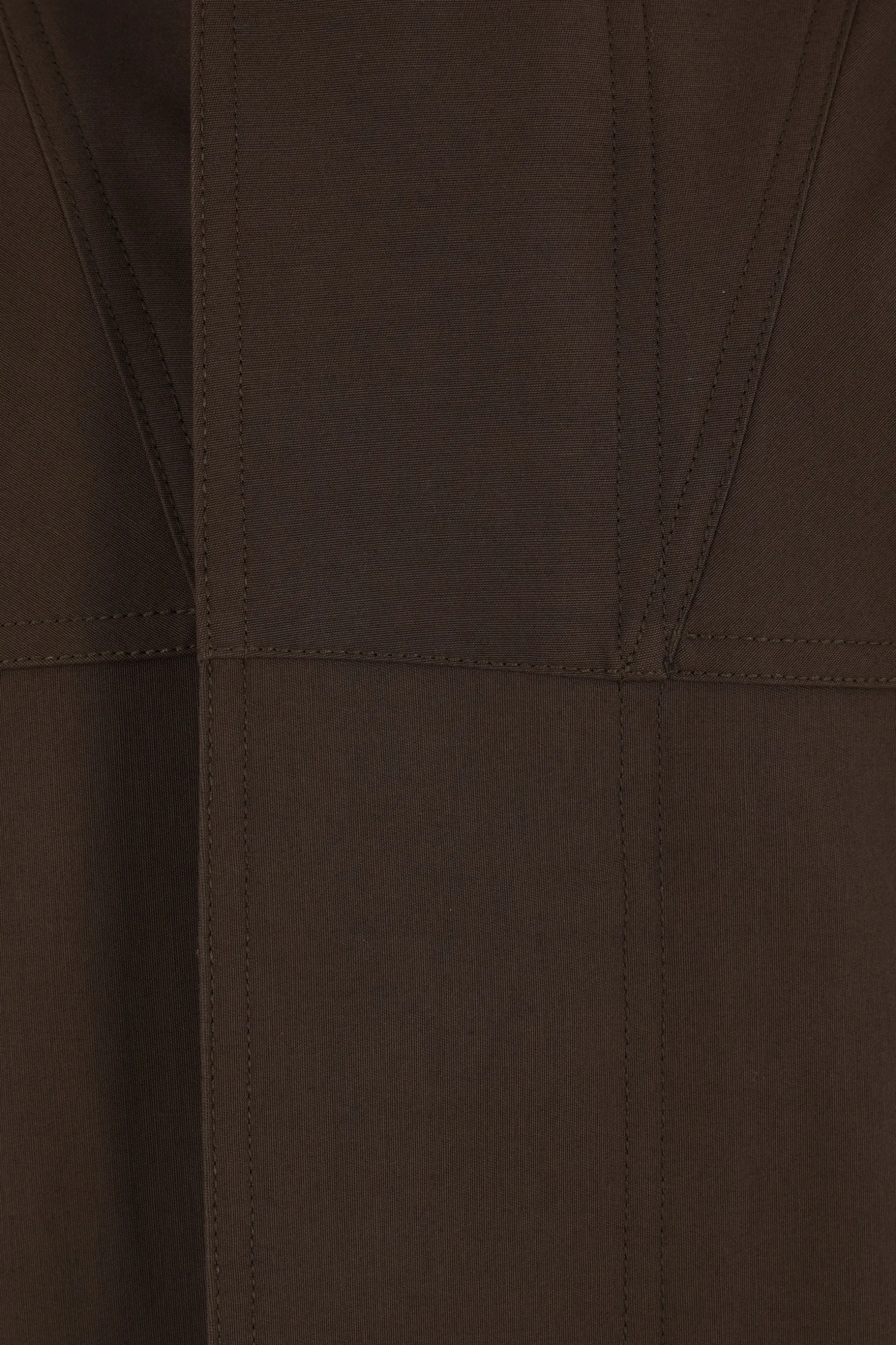 Capispalla>META CAMPANIA COLLECTIVE parka oversize Rainer in cotone Marrone