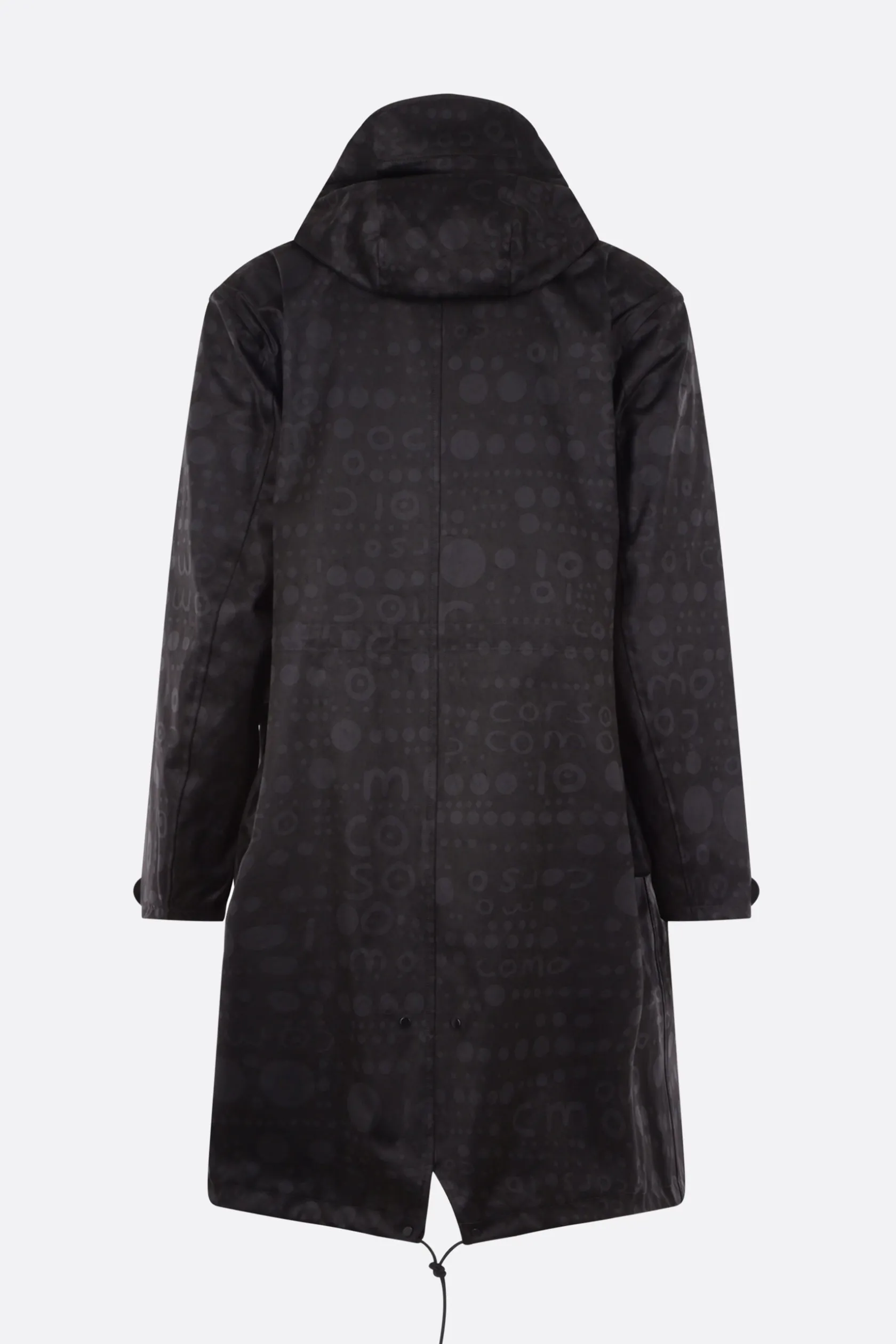 Capispalla>TEN C X 10 CORSO COMO parka Skye Ten in nylon OJJ Nero