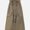 Capispalla>SACAI parka smanicato in twill di nylon Neutro