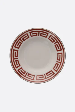 Lifestyle>GINORI 1735 piatto fondo Labirinto in porcellana Rosso