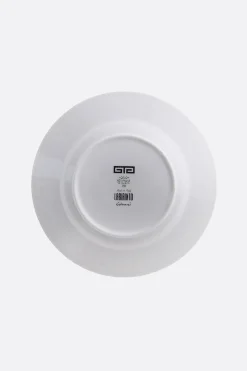 Lifestyle>GINORI 1735 piatto fondo Labirinto in porcellana Nero