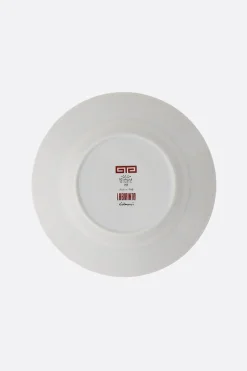 Lifestyle>GINORI 1735 piatto fondo Labirinto in porcellana Rosso