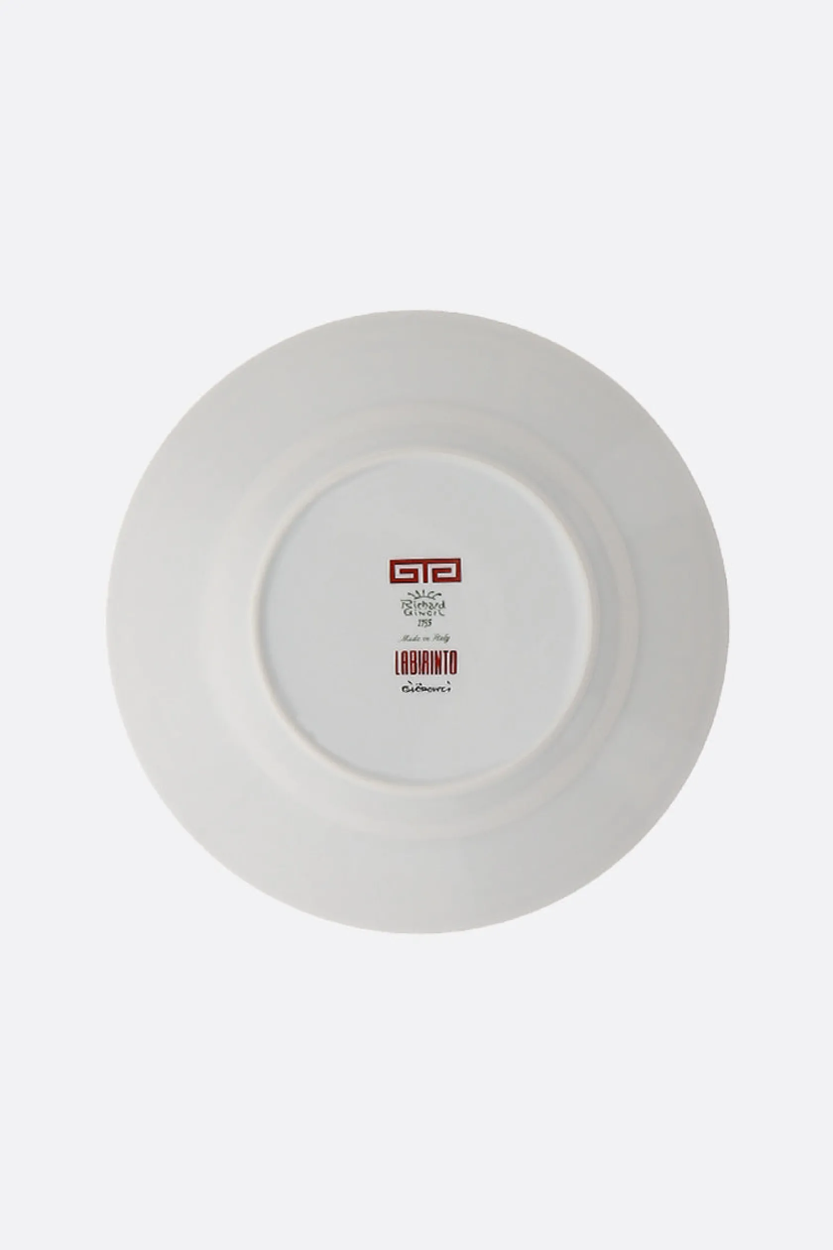 Lifestyle>GINORI 1735 piatto fondo Labirinto in porcellana Rosso