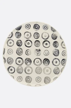 Lifestyle>10 CORSO COMO piatto piano in porcellana con cerchi signature Bianco