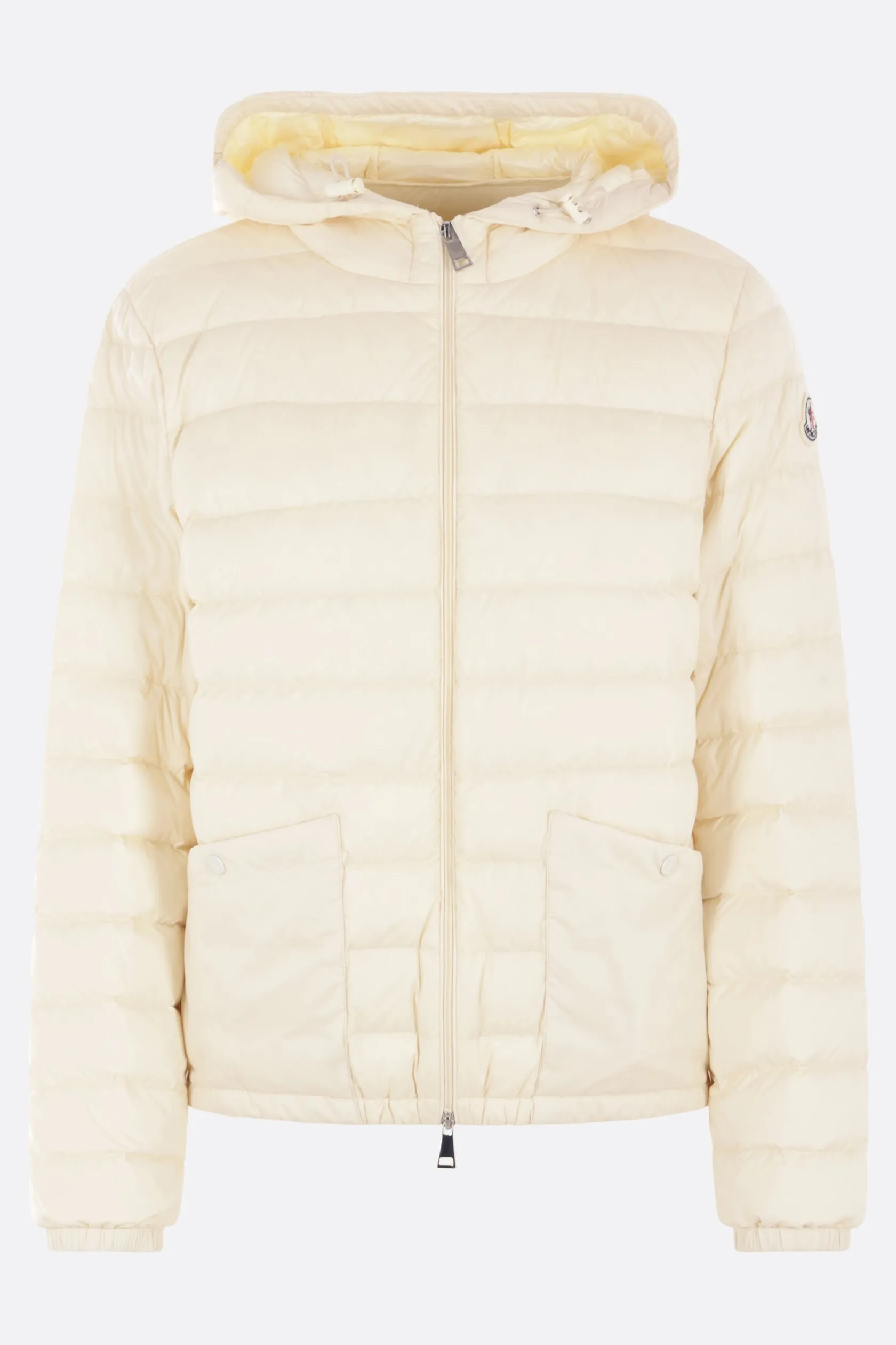 Capispalla>MONCLER piumino Hede in nylon Bianco