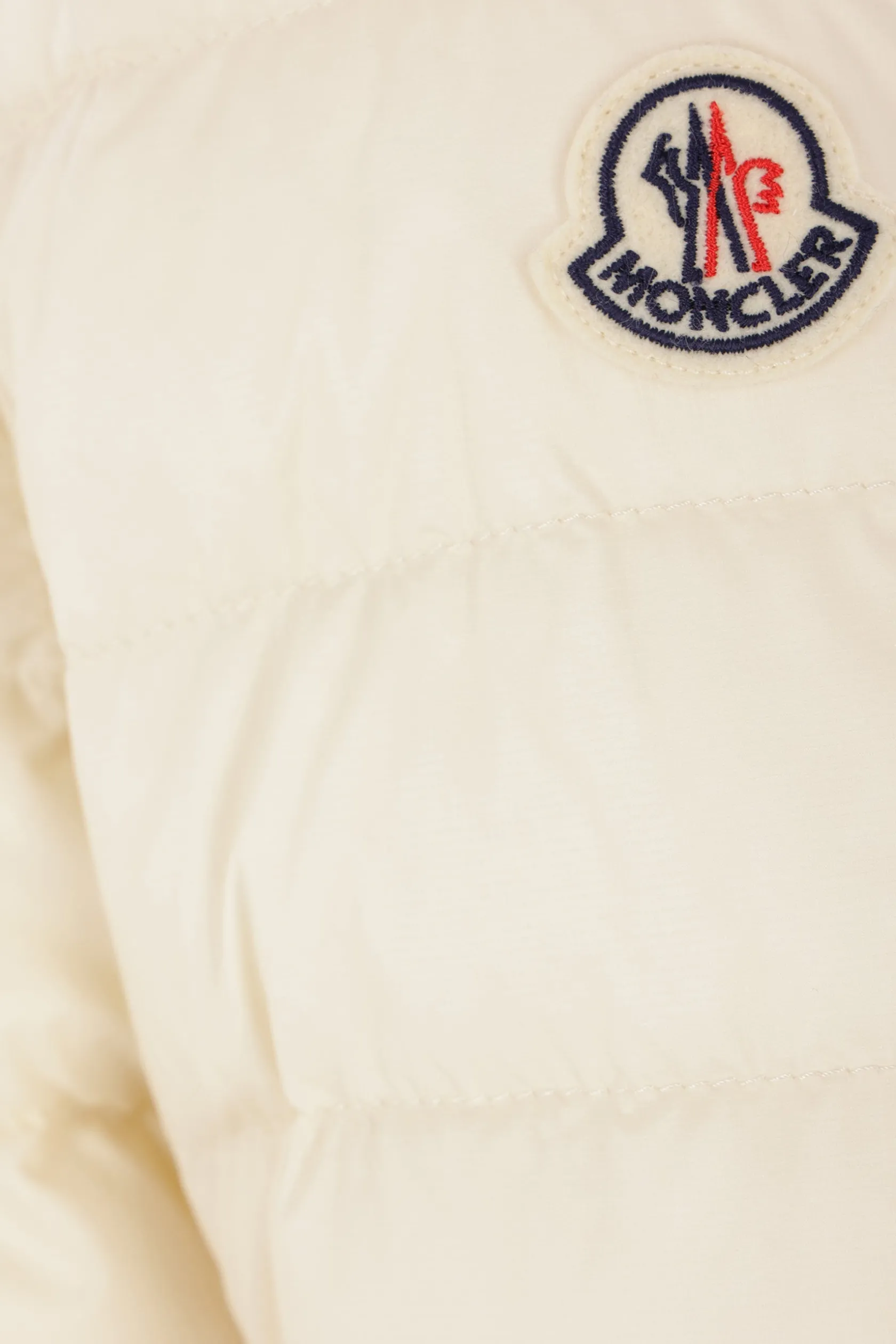 Capispalla>MONCLER piumino Hede in nylon Bianco
