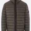 Capispalla>STONE ISLAND piumino in Loom Woven Chambers Nylon Verde