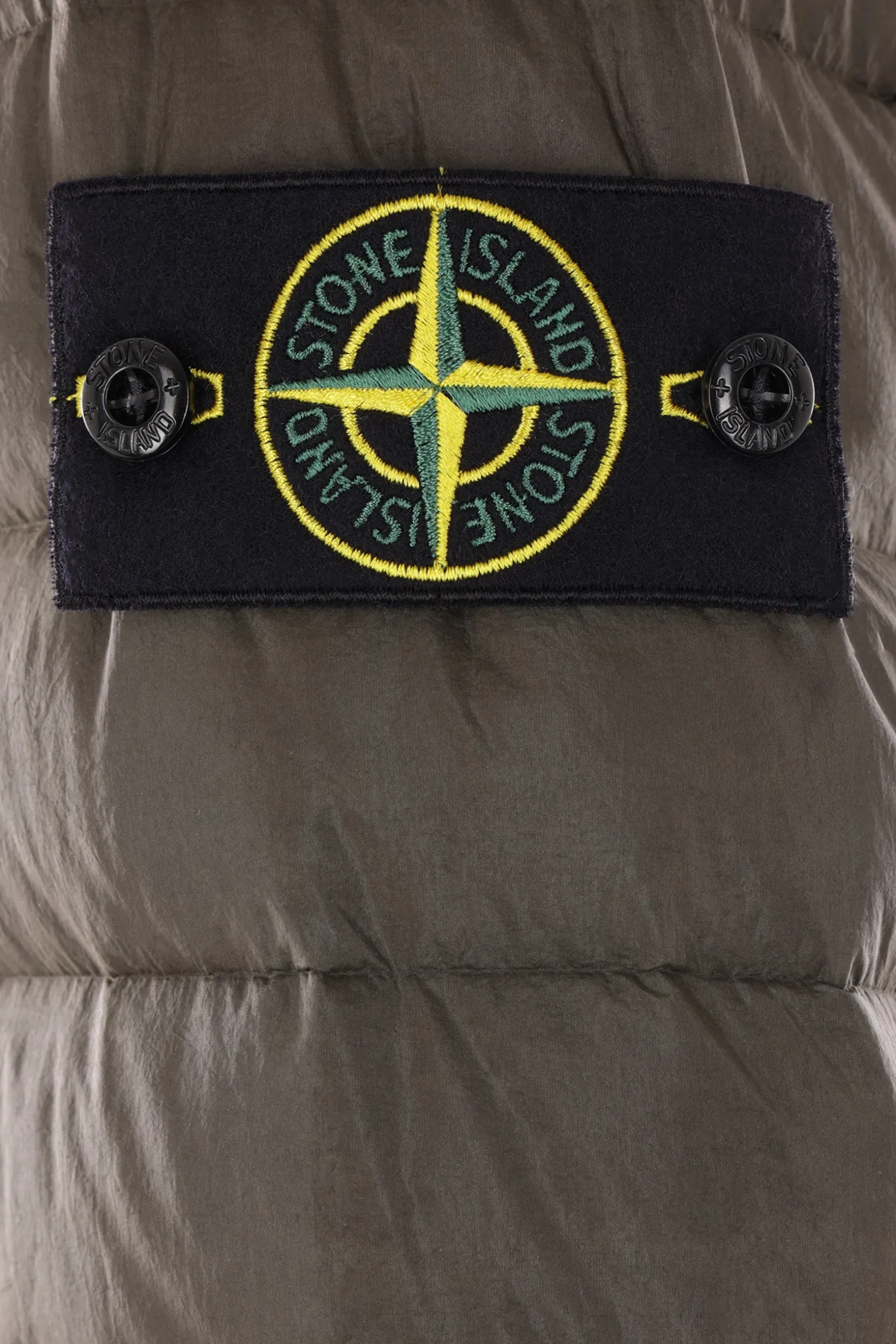 Capispalla>STONE ISLAND piumino in Loom Woven Chambers Nylon Verde